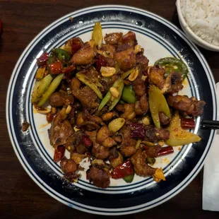 Spicy chicken bone-in