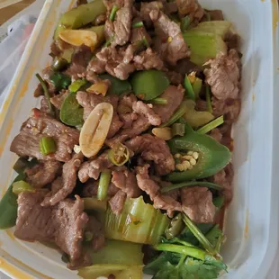 Boiled Beef with Sichuan Pepper &amp; Leek
