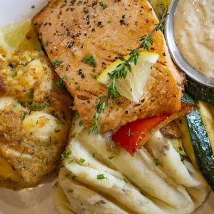 If you haven't had salmon at Poplar, you're missing out! It's easily one of the staff's personal favorites