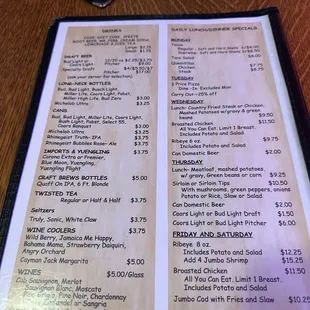 Menu June 2023