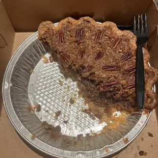 Pecan Pie 30 minute later