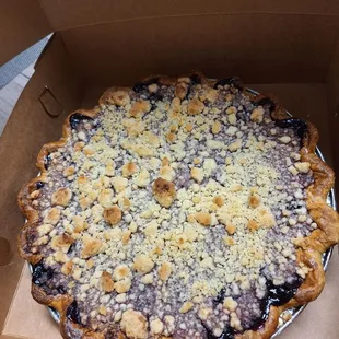 Blueberry pie
