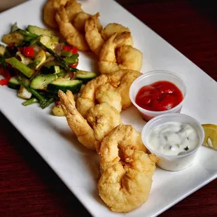 Jumbo Fried Gulf Shrimp