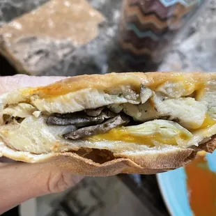 The baked sandwich