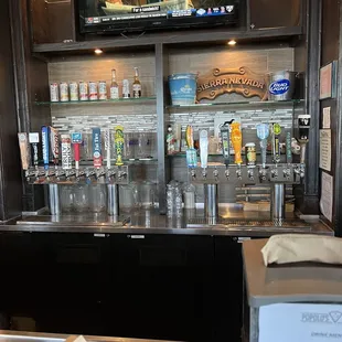 Beers on tap
