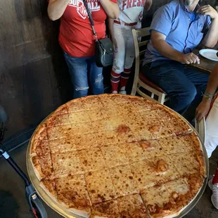XXL pizza  feeds 12-20 people!! good for teams
