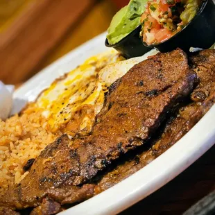 Carne asada plate