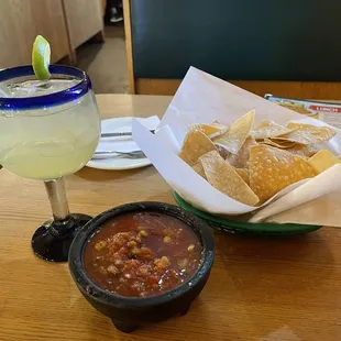 Chips, Salsa, &amp; Margarita