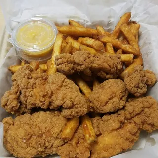 Fried Chicken and Fries