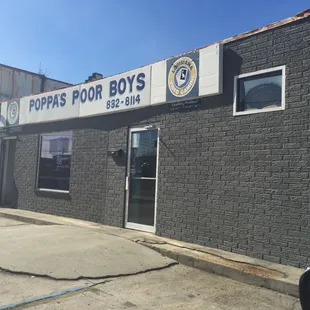 Poppa&apos;s Poor Boys, a place I found while tooling around.