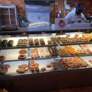 food, donuts, dough desserts