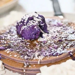 Ube Pancake Stack  IG: @chow.witme