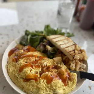 Mango Habanero Chicken Omelette