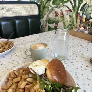 Popping Yolk Hot Chicken Sandwich