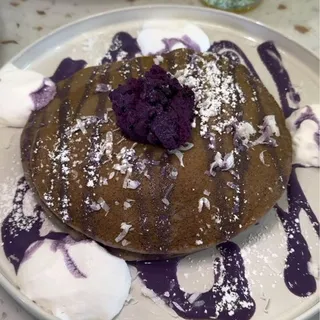 Ube Pancake Stack