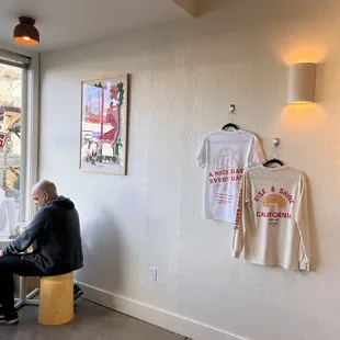 Nice little nook featuring their merch