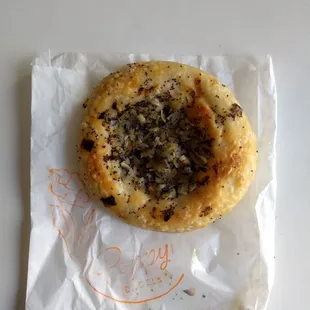 Onion &amp; poppy seed bialy