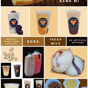Menu items
