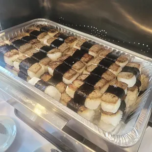 Nem Nuong Musubi party tray