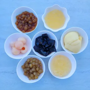 All Natural toppings. Made from scratch boba