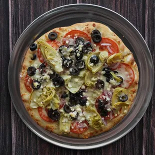 Artichoke Feta pizza