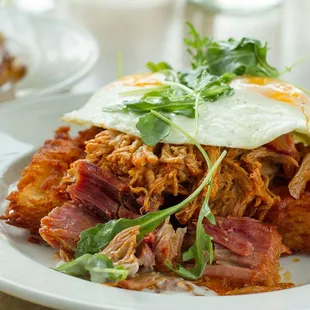 Pulled pork hash.