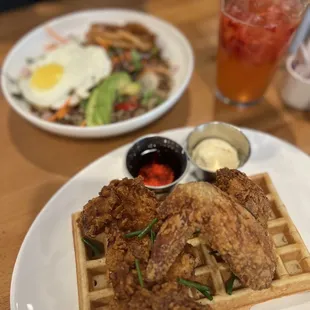 Chicken & Waffle Breakfast