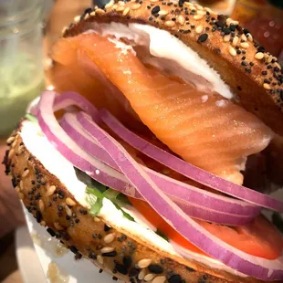 Lox Bagel Sandwich