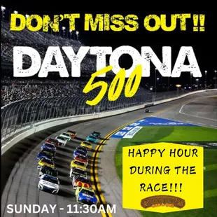 Happy Hour For All NASCAR Races in 2025