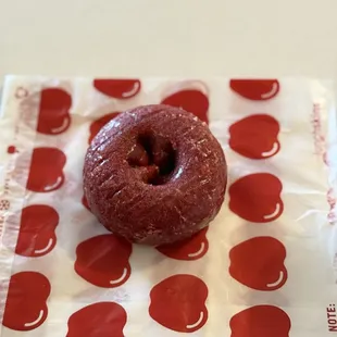 Red velvet donut