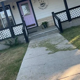 outside