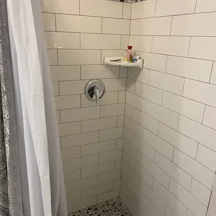 Beautiful shower tile.