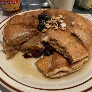 Blueberry pancakes