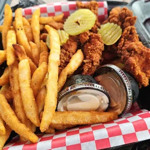 3 Tendies and Daddy fries