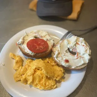 a plate of food