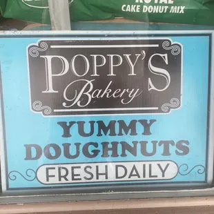 Poppy's sign