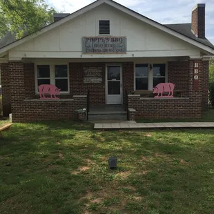 Located in an craftsman red brick home. Built in 1930.
