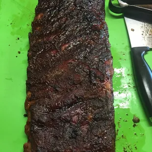 Hickory smoked ribs