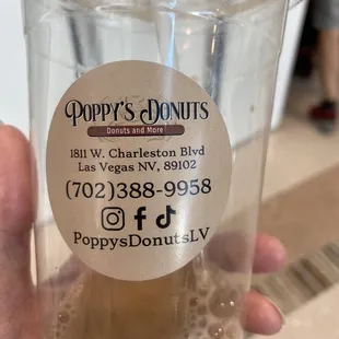 One of the best iced coffees I&apos;ve ever had and it was made with !