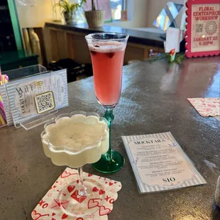 Delicious mocktails!