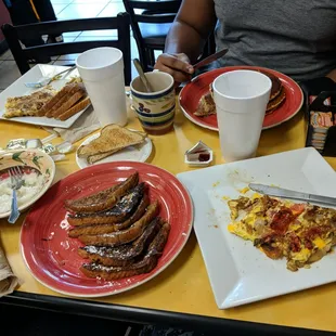 This is what&apos;s left over after eating as much as we can. Portion sizes are hefty;the prices are low. Don&apos;t miss out- get some good food.
