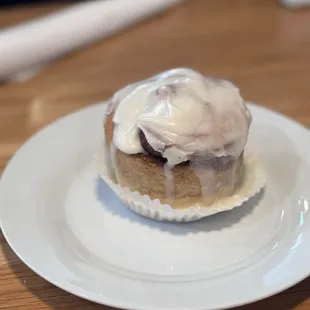 a pastry on a plate