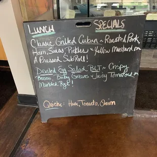 Lunch specials