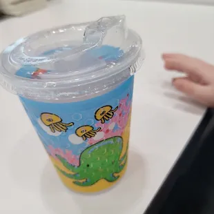 Kids water, love the cup