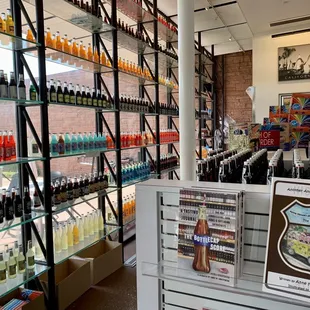 Lots of decorations all around.