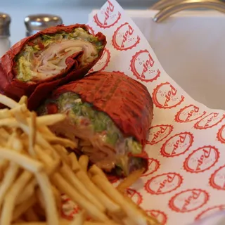 Avocado Turkey Wrap