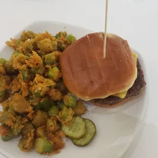 Grilled Onion Burger