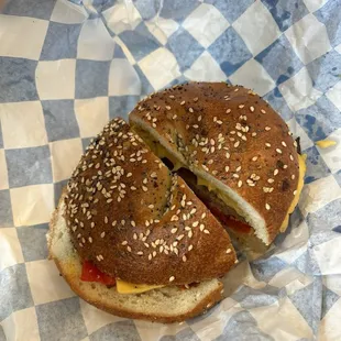 Build your own breakfast sandwich