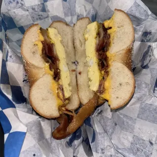 Bacon Egg and Cheese Sandwich