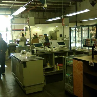 New check out area. Two of them. They accept Apple Pay as well.